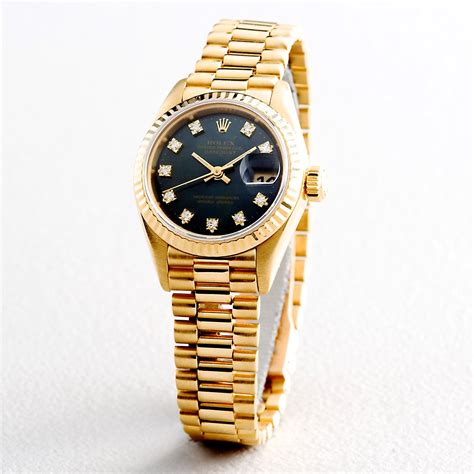 rolex lady69178 datejust diamond dial 18k yellow gold watch|lady datejust 69178.